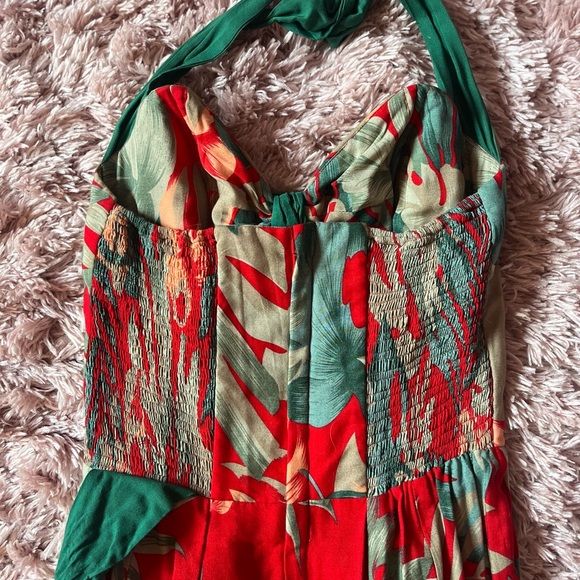 Rare Whirling Turban Vintage Reproduction Pinup Tiki Tropical Sarong Dress - Picture 7 of 8